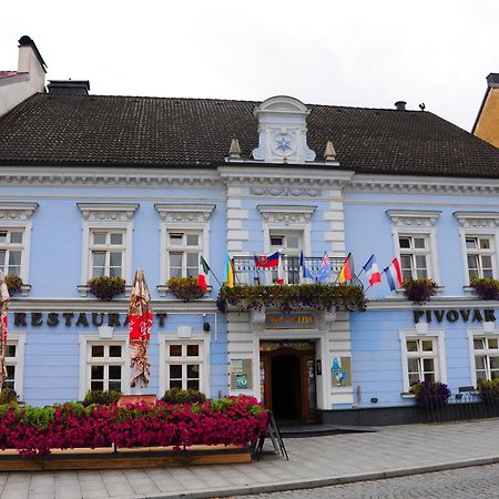 Hotel Restaurant Modra Hvezda Dobřany Buitenkant foto